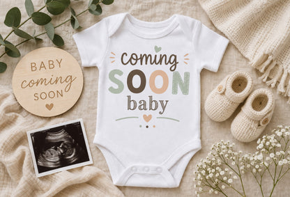 Coming Soon Baby - Announcement Bodysuit