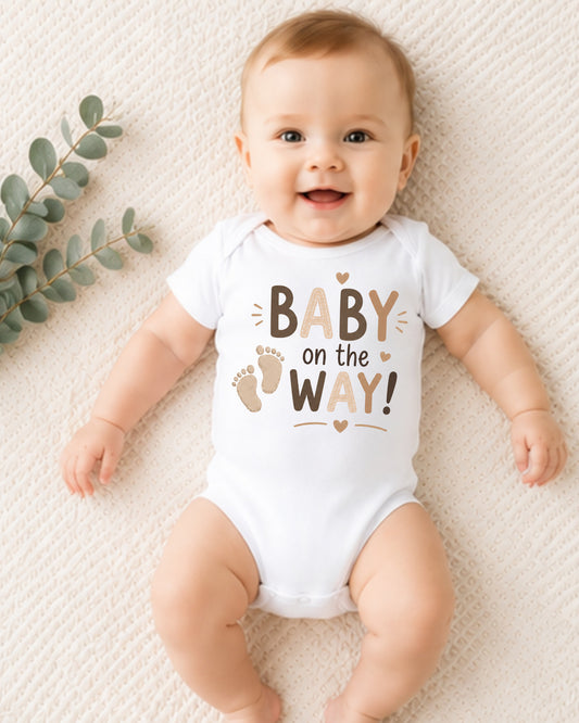 Baby on the Way - Pregnancy Announcement Bodysuit