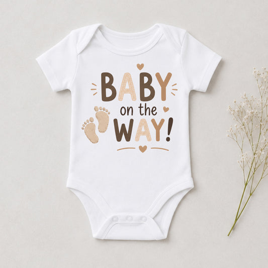 Baby on the Way - Pregnancy Announcement Bodysuit
