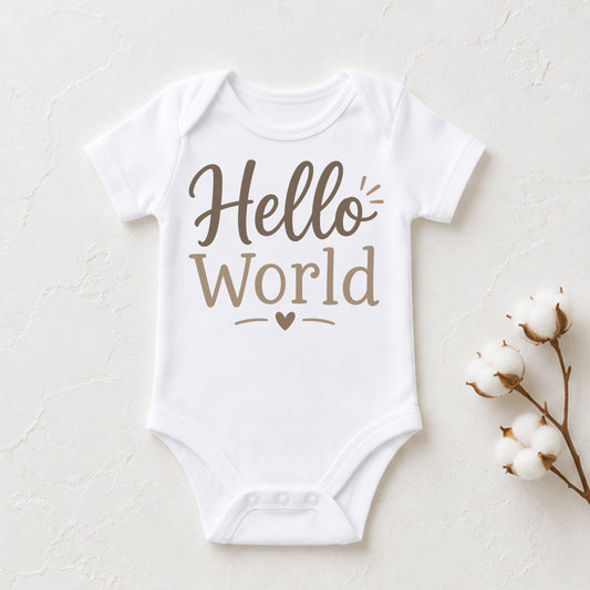 Hello World - Baby Is Here Bodysuit