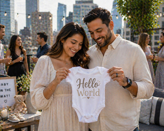 Hello World - Baby Is Here Bodysuit