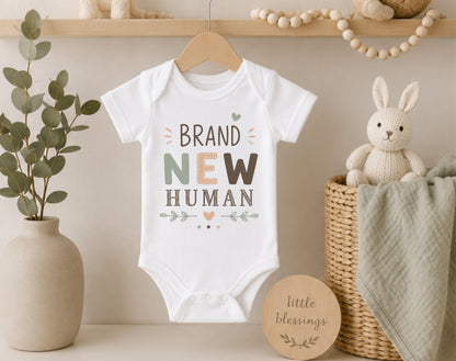 Brand New Human - Baby Is Here Bodysuit