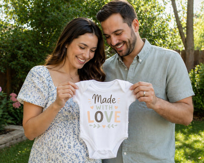 Made With Love - Baby Is Here Bodysuit