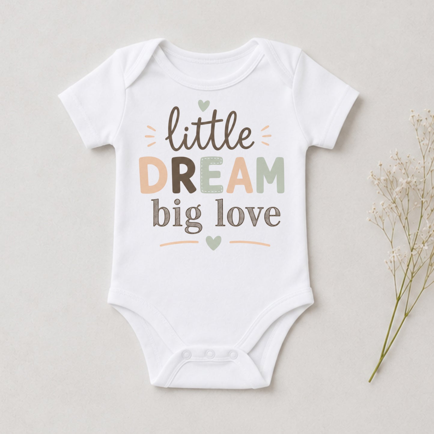 Little Dream Big Love - Baby Is Here Bodysuit
