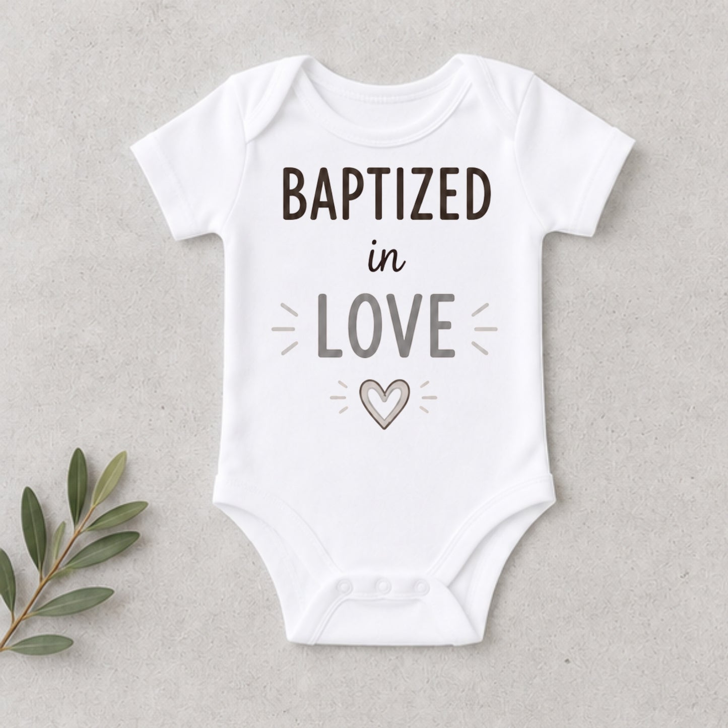 Baptized In Love - Dedication Bodysuit