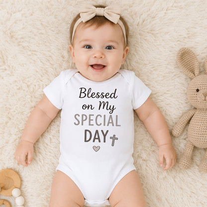 Blessed On My Special Day - Dedication Bodysuit