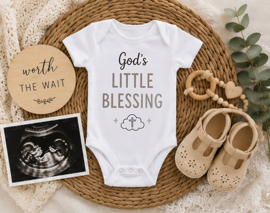 God's Little Blessing - Dedication Bodysuit