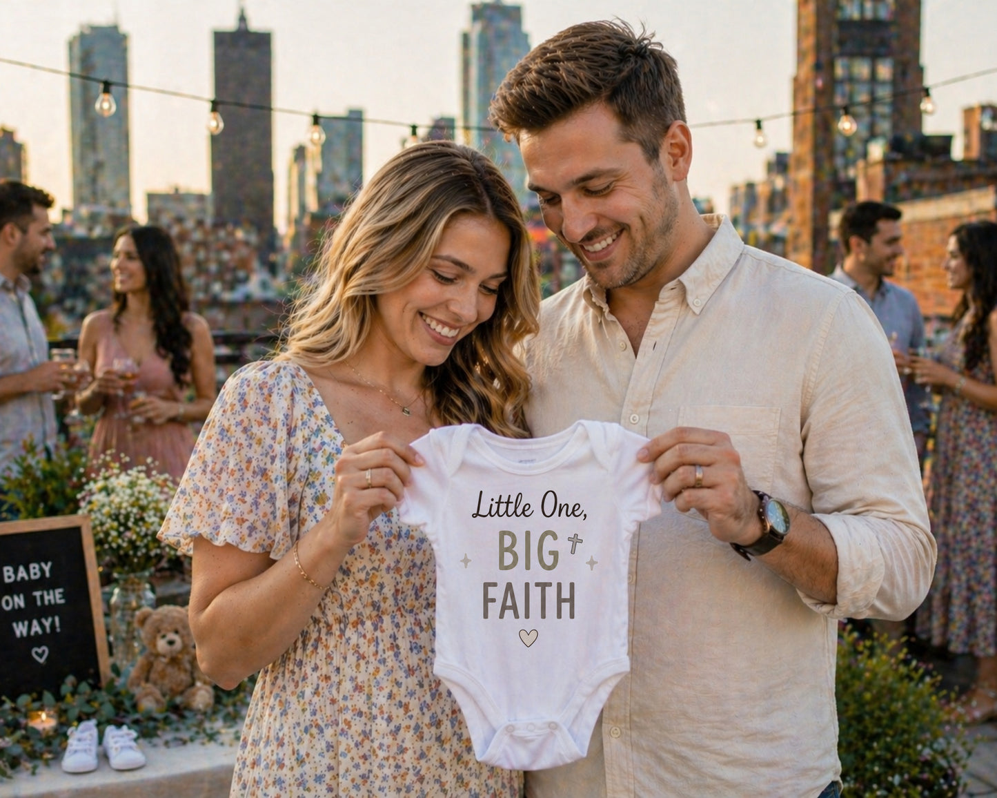 Little One Big Faith - Dedication Bodysuit