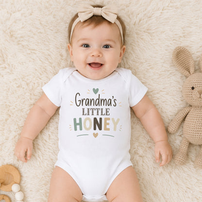 Grandma's Little Honey - Family Baby Shower Bodysuit
