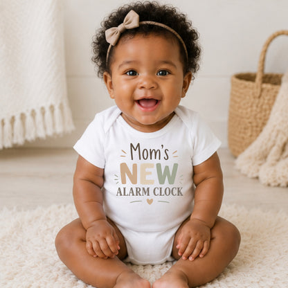 Mom's New Alarm Clock - Family Baby Shower Bodysuit