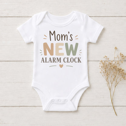 Mom's New Alarm Clock - Family Baby Shower Bodysuit