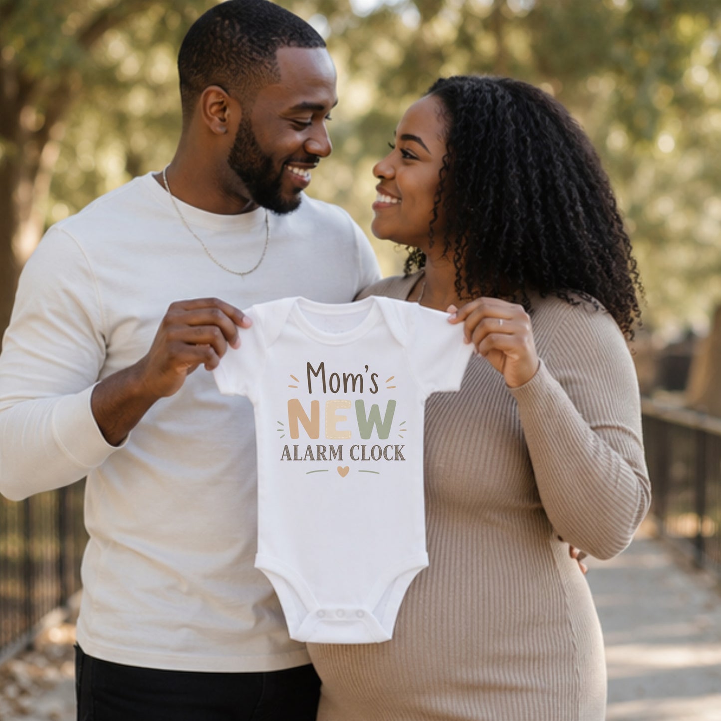 Mom's New Alarm Clock - Family Baby Shower Bodysuit