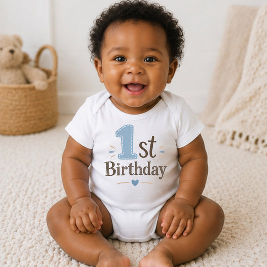 1st Birthday I - First Birthday Bodysuit