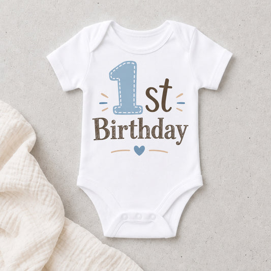 1st Birthday I - First Birthday Bodysuit