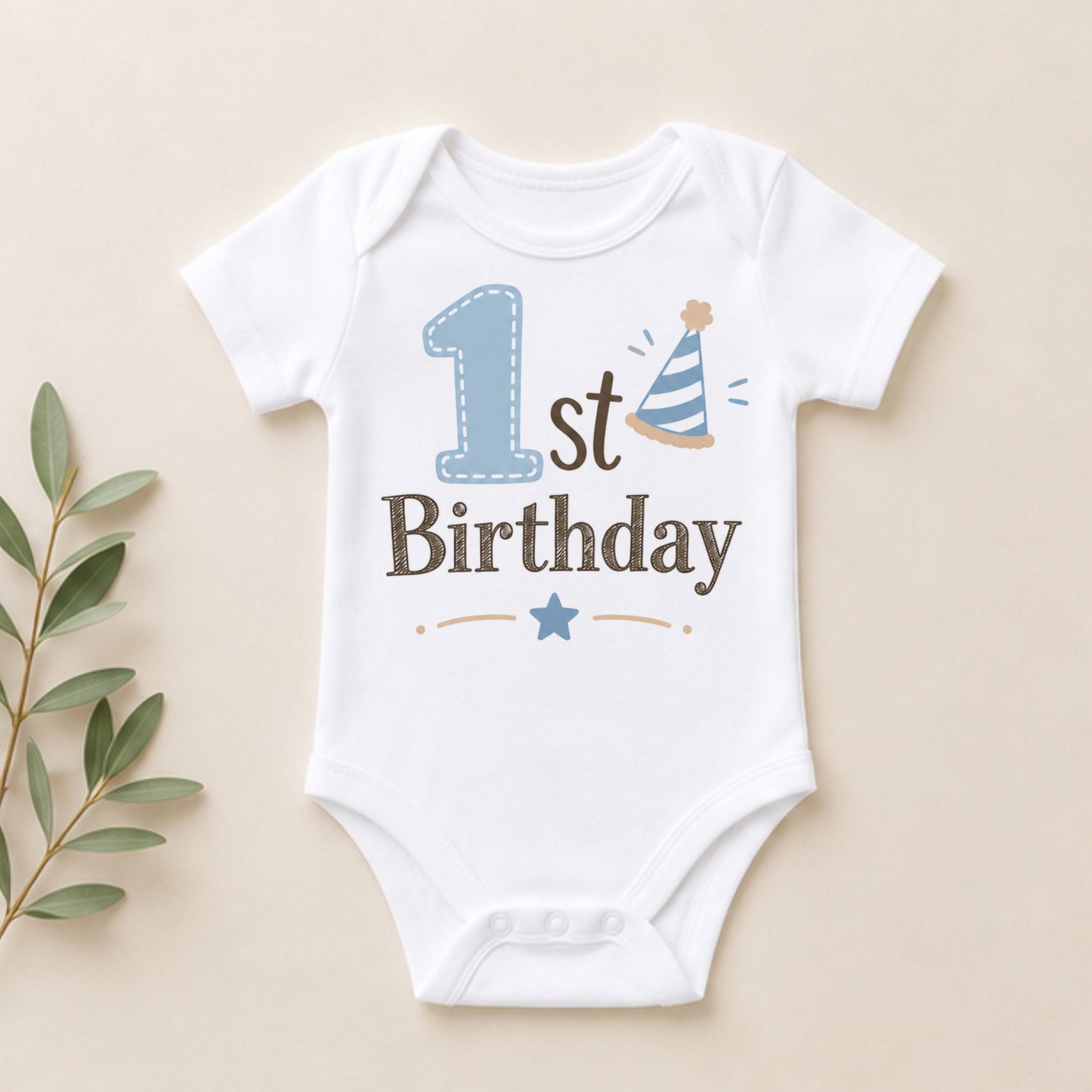 1st Birthday II - First Birthday Bodysuit