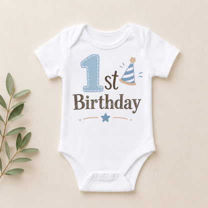 1st Birthday II - First Birthday Bodysuit