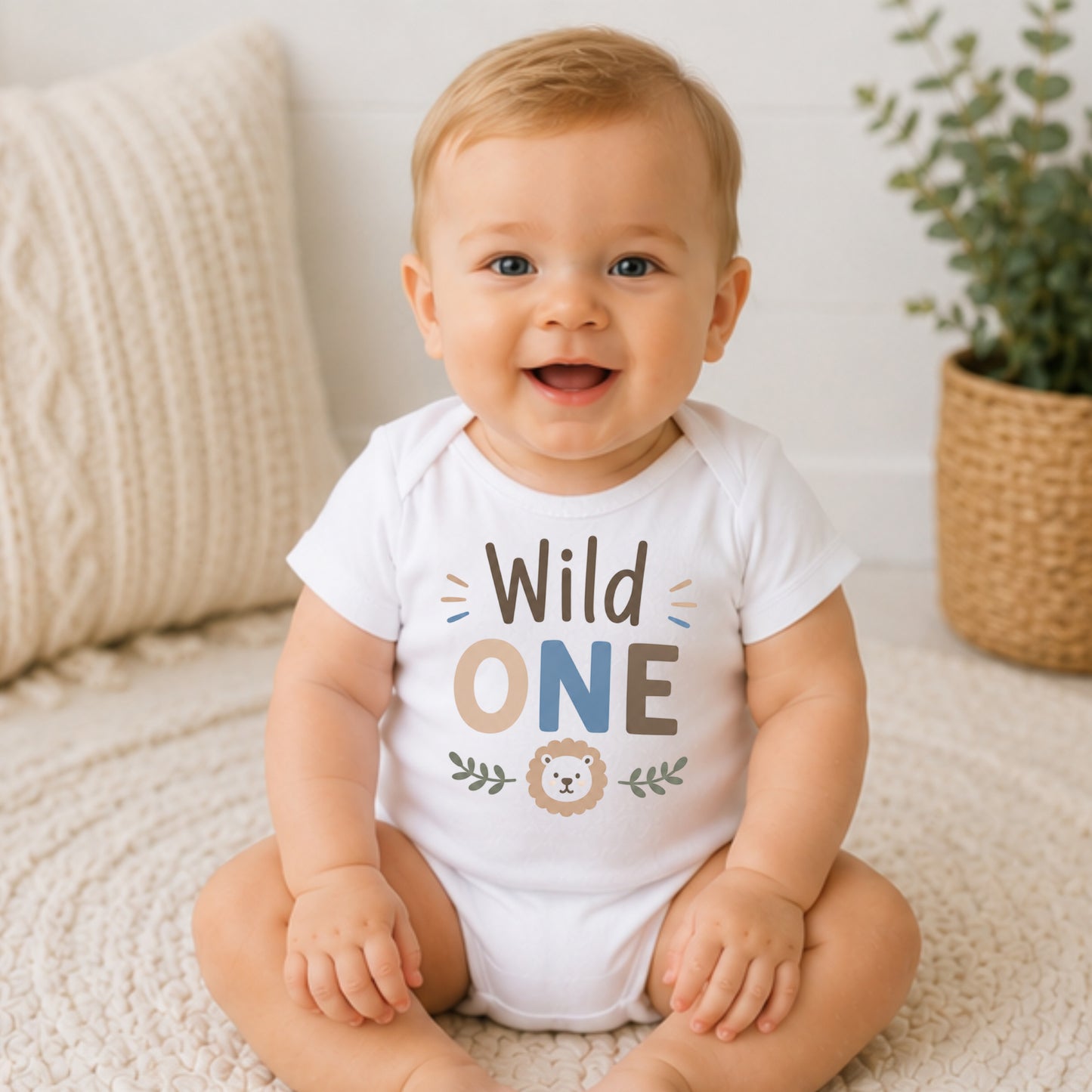 Wild One I - First Birthday Bodysuit
