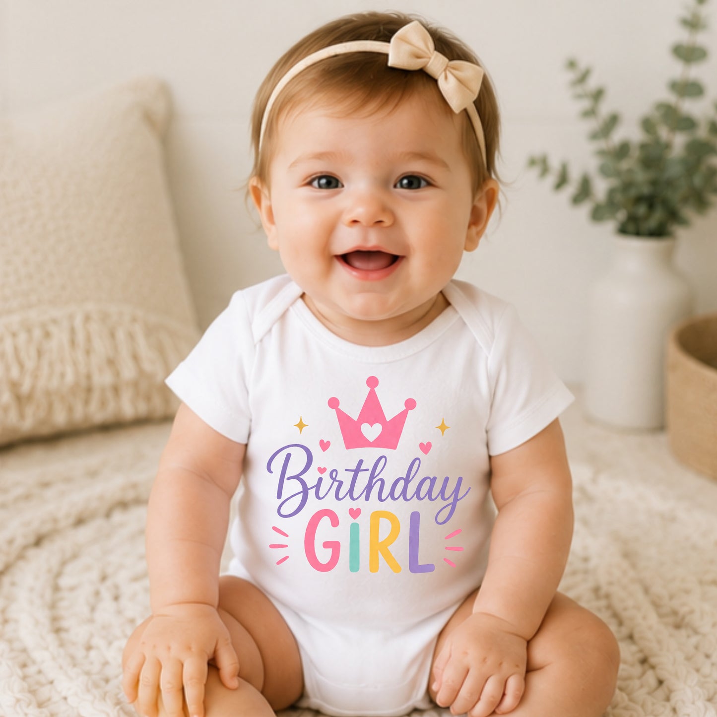 Birthday Girl II - First Birthday Bodysuit