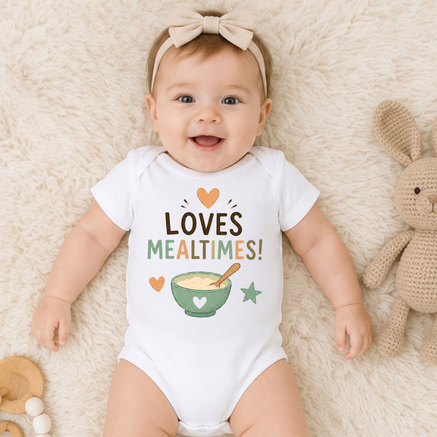 Loves Mealtimes - First Moments Bodysuit