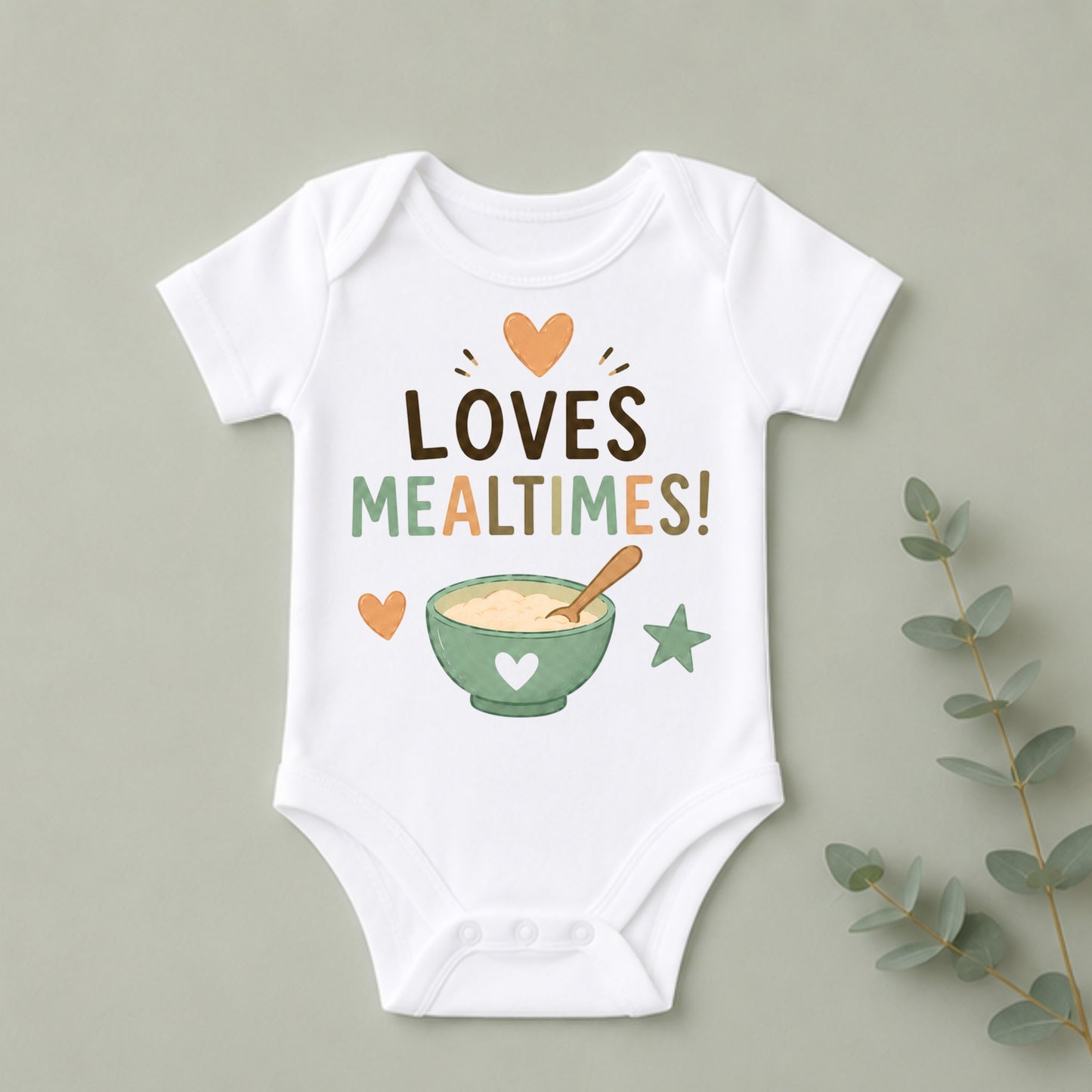 Loves Mealtimes - First Moments Bodysuit