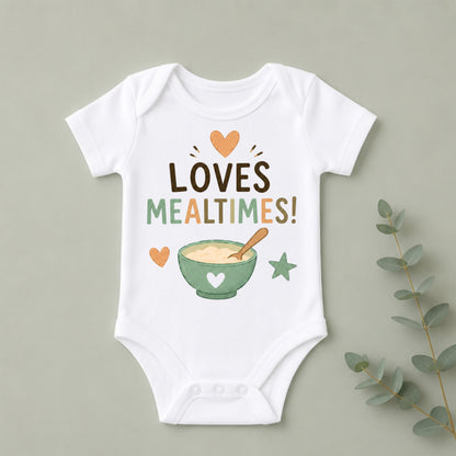 Loves Mealtimes - First Moments Bodysuit