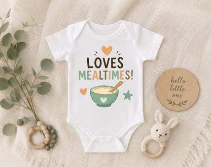 Loves Mealtimes - First Moments Bodysuit
