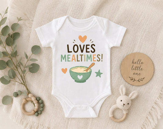Loves Mealtimes - First Moments Bodysuit