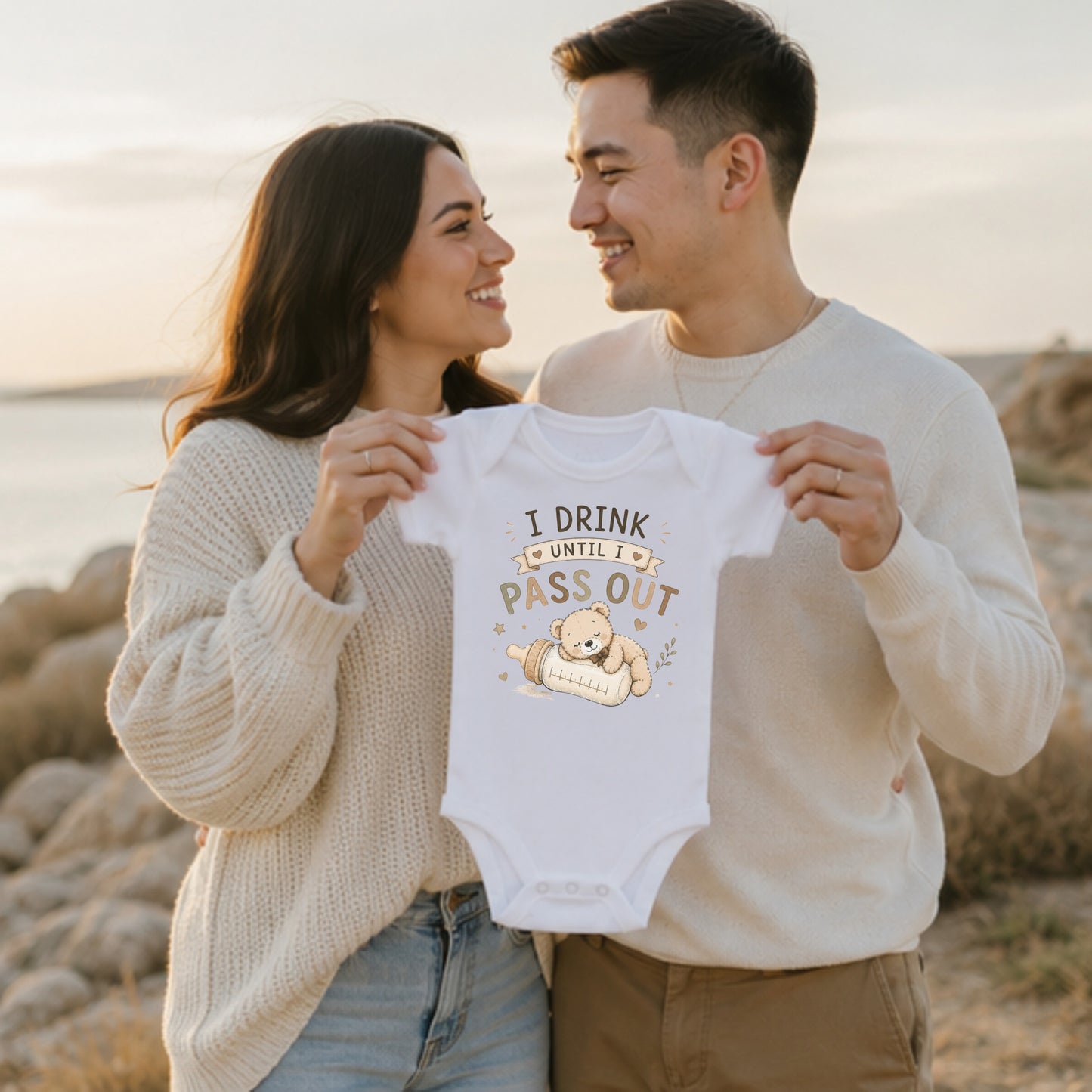 I Drink Until I Pass Out - Funny Baby Shower Bodysuit