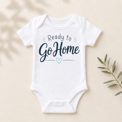 Ready To Go Home I - Going Home Bodysuit (Blue)