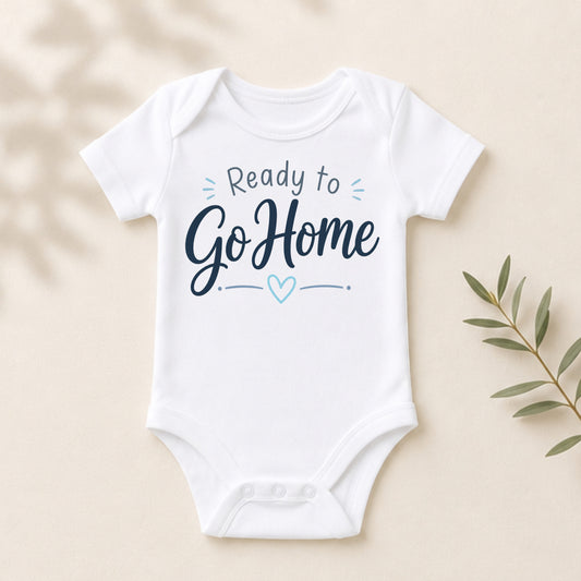 Ready To Go Home I - Going Home Bodysuit (Blue)
