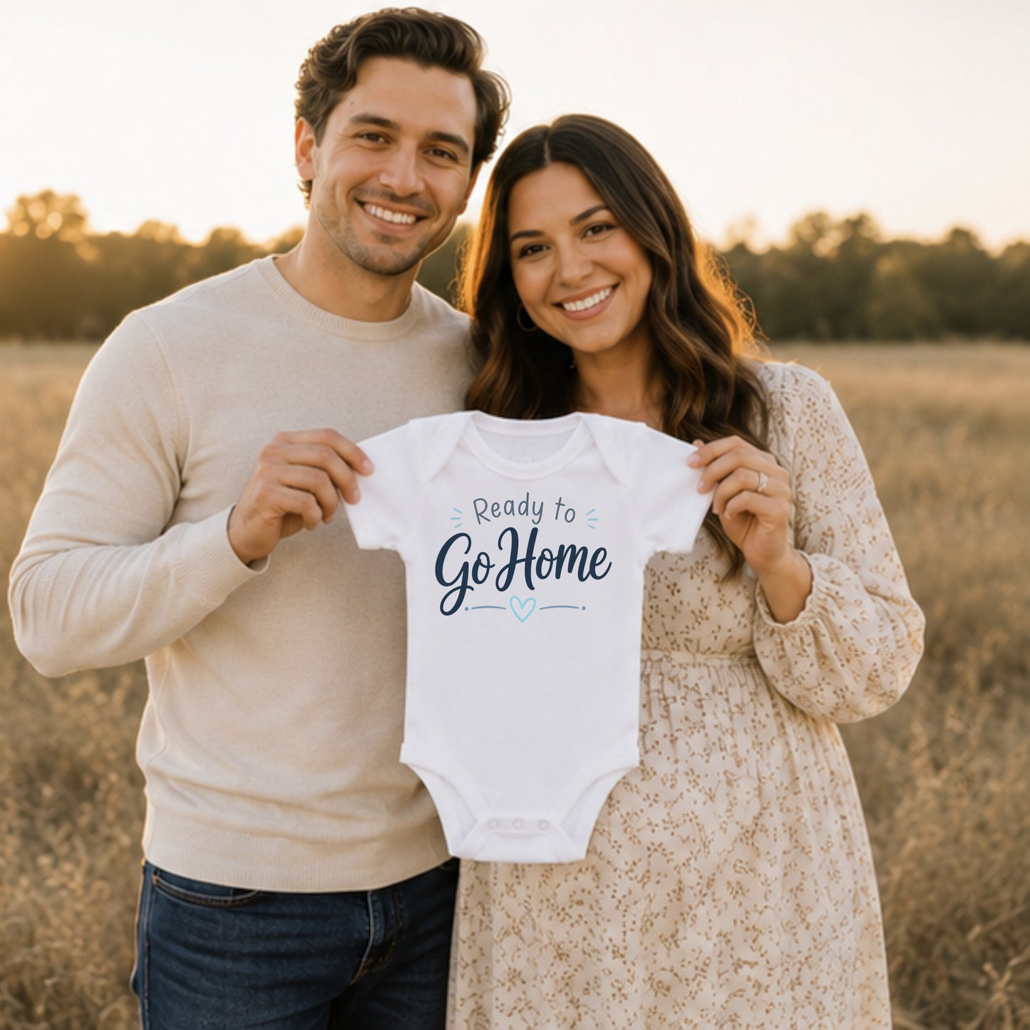 Ready To Go Home I - Going Home Bodysuit (Blue)