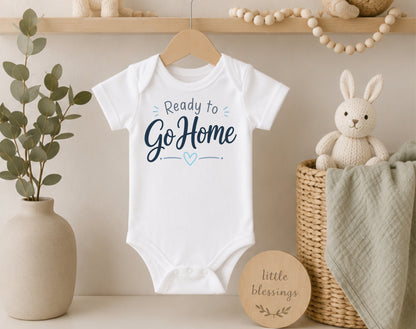 Ready To Go Home I - Going Home Bodysuit (Blue)