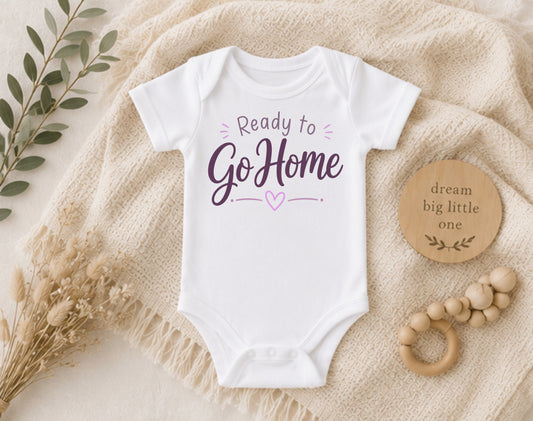 Ready To Go Home II - Going Home Bodysuit (Purple)