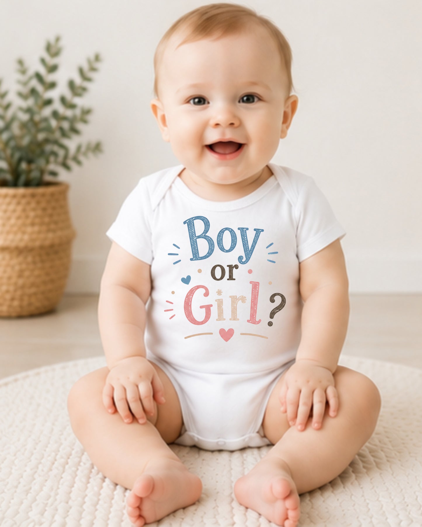 Boy or Girl? - Gender Reveal Bodysuit I