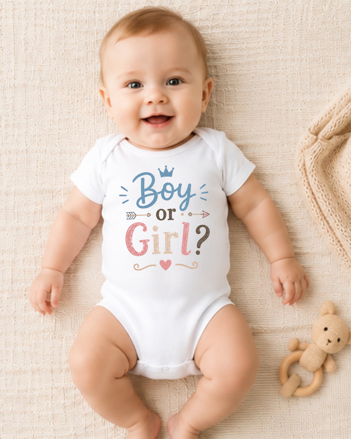 Boy or Girl? - Gender Reveal Bodysuit II