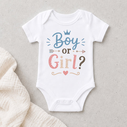 Boy or Girl? - Gender Reveal Bodysuit II