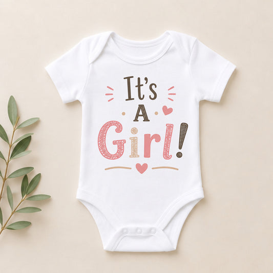 It's a Girl! - Gender Reveal Bodysuit I
