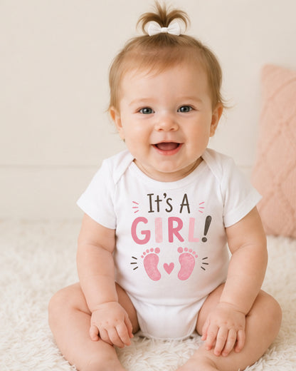 It's a Girl! - Gender Reveal Bodysuit V