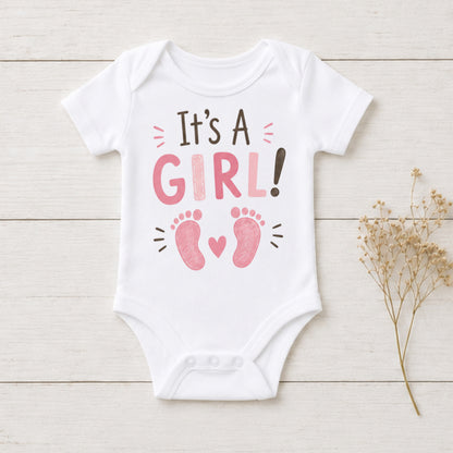 It's a Girl! - Gender Reveal Bodysuit V
