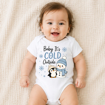 Baby it's Cold Outside - Holiday Christmas Bodysuit