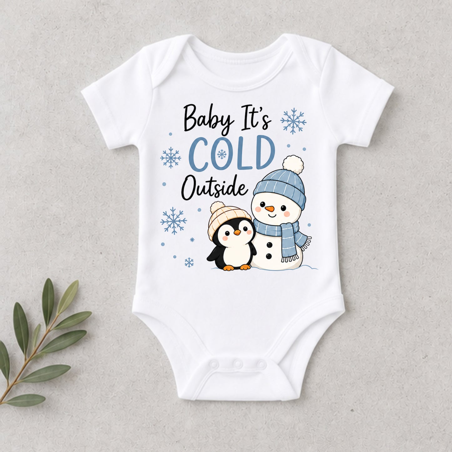 Baby it's Cold Outside - Holiday Christmas Bodysuit