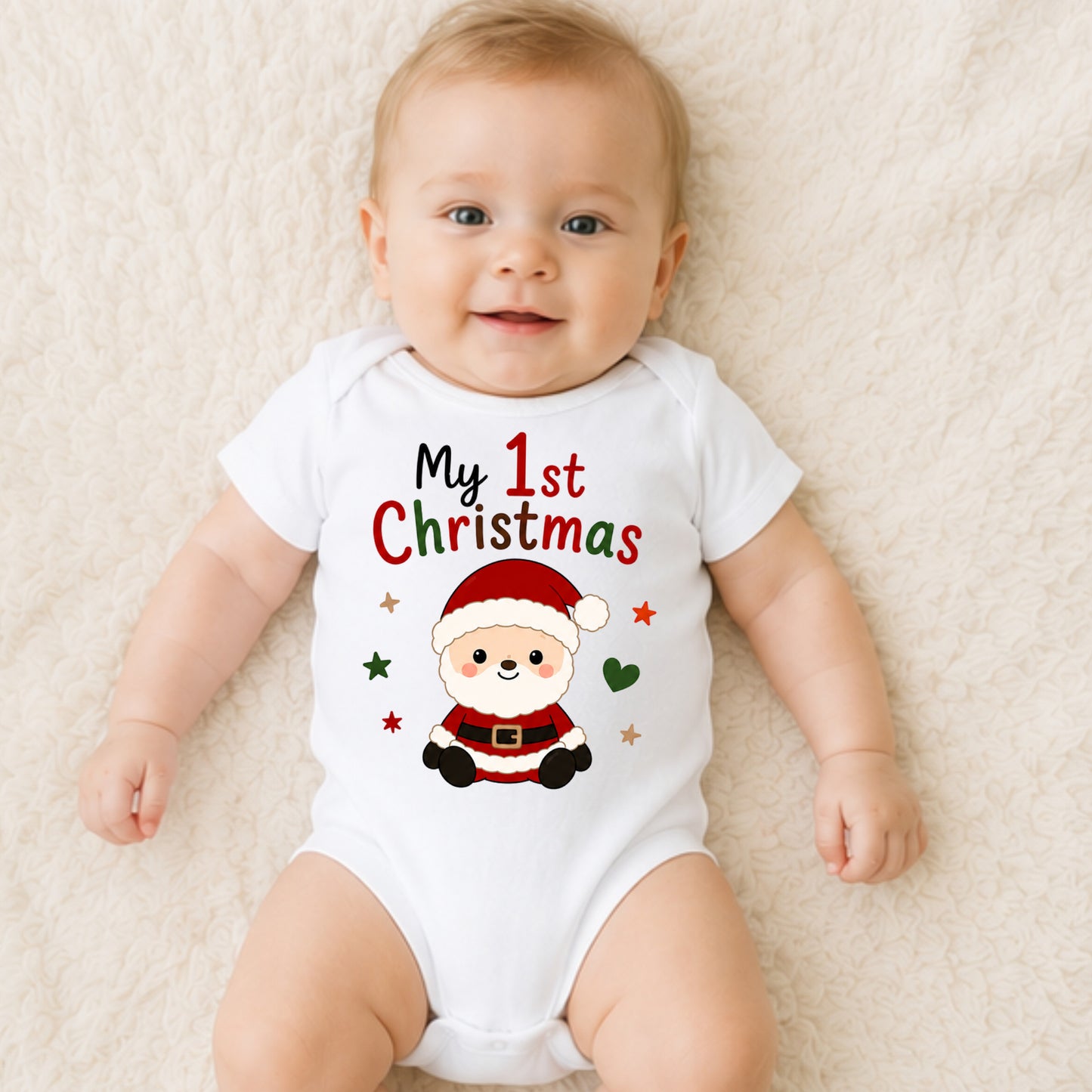 My 1st Christmas I - Holiday Christmas Bodysuit