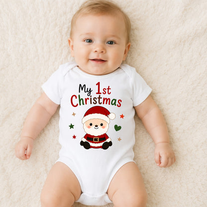 My 1st Christmas I - Holiday Christmas Bodysuit