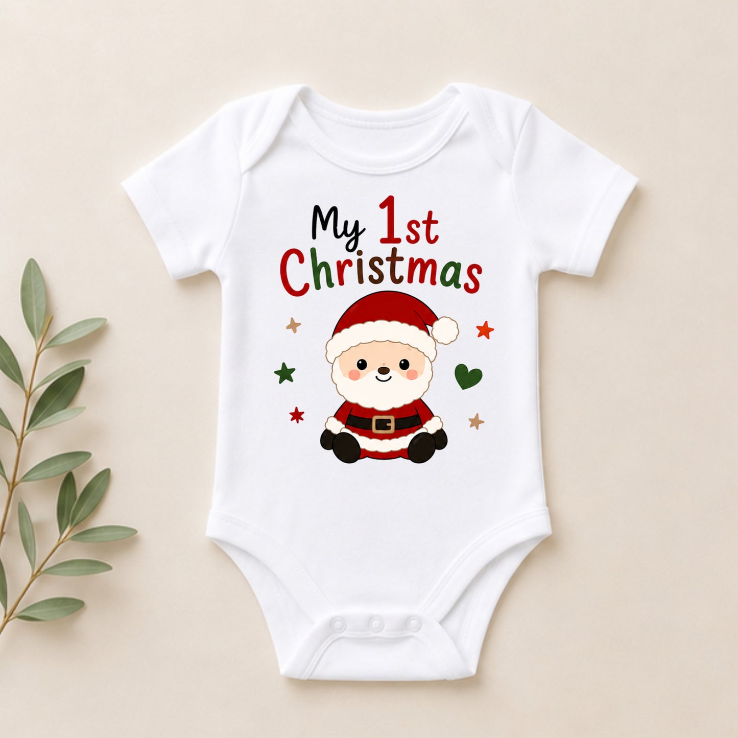 My 1st Christmas I - Holiday Christmas Bodysuit