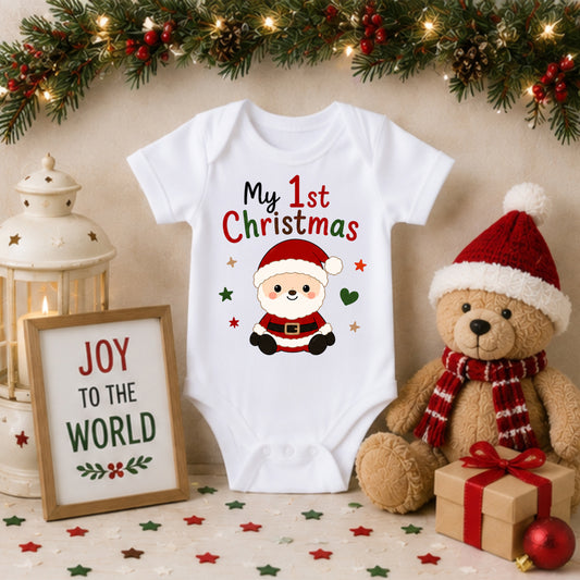 My 1st Christmas I - Holiday Christmas Bodysuit