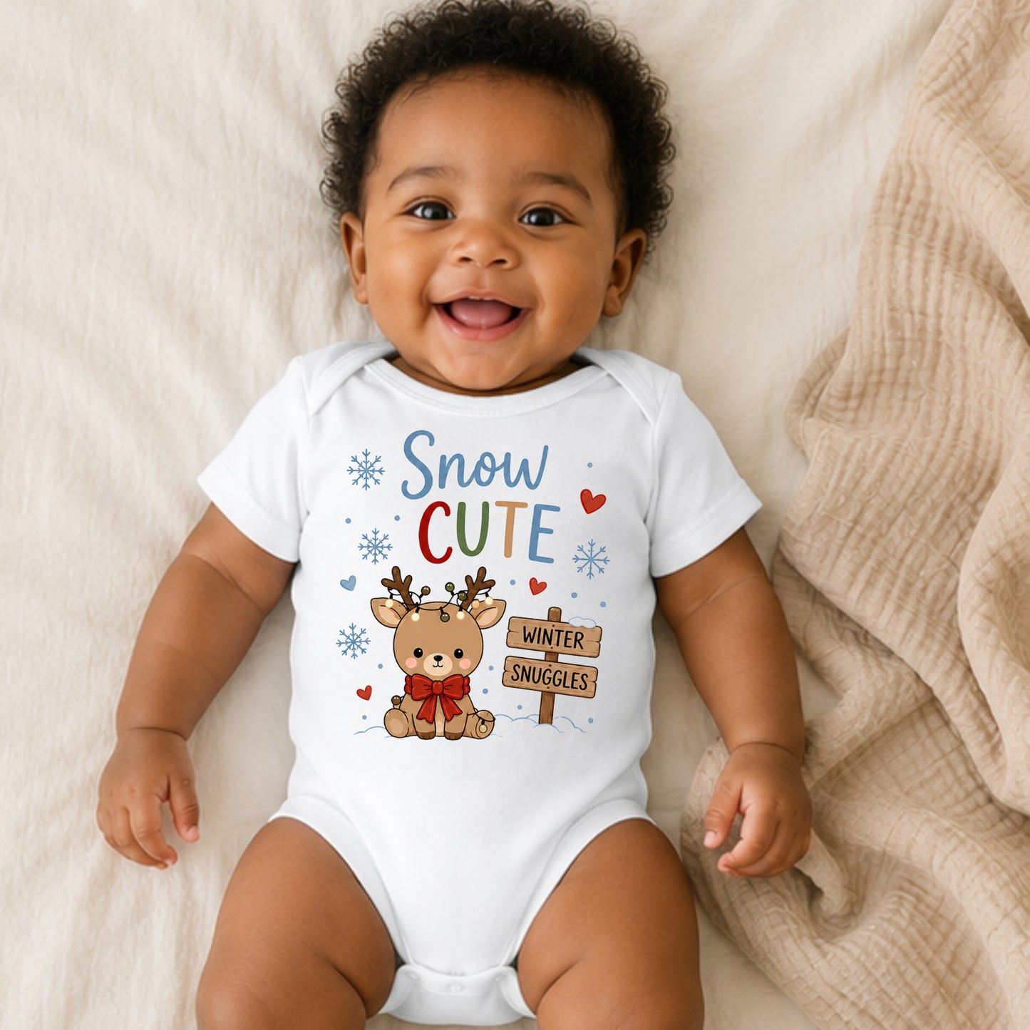 Snow Cute - Holiday Christmas Bodysuit