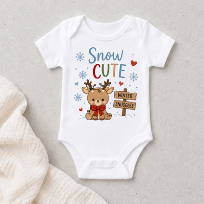 Snow Cute - Holiday Christmas Bodysuit