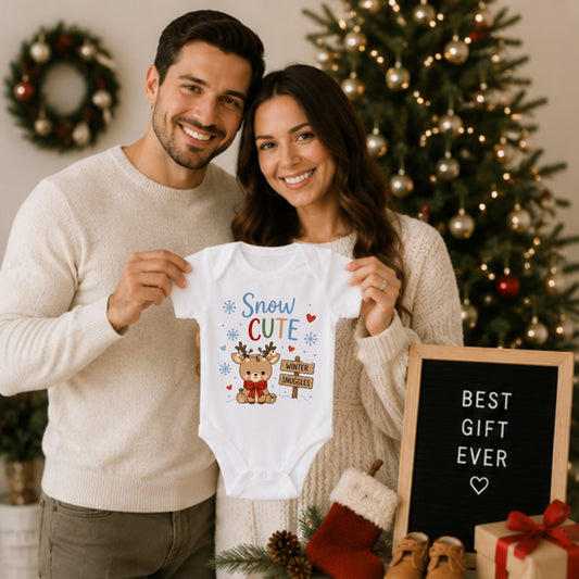 Snow Cute - Holiday Christmas Bodysuit