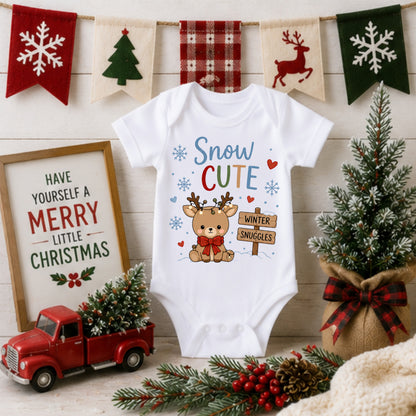 Snow Cute - Holiday Christmas Bodysuit