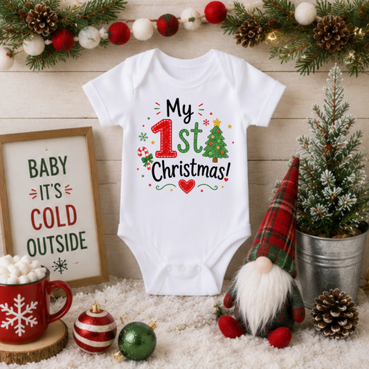 My 1st Christmas II - Holiday Christmas Bodysuit